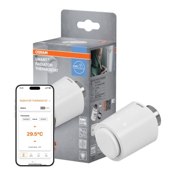 Osram - SMART+ thermostaatknop, 3x AA, Wi‑Fi