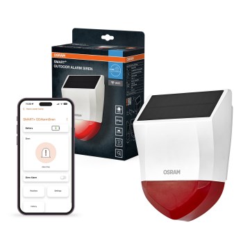 Osram - SMART+ zonne-alarmsysteem voor buiten 5V IP65 Wi-Fi