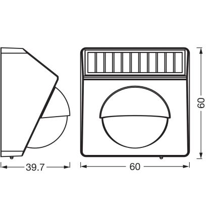 Osram - SMART+ zonne-gevoede bewegingssensor voor buiten 3,7V wit IP65 Wi‑Fi 800 mAh