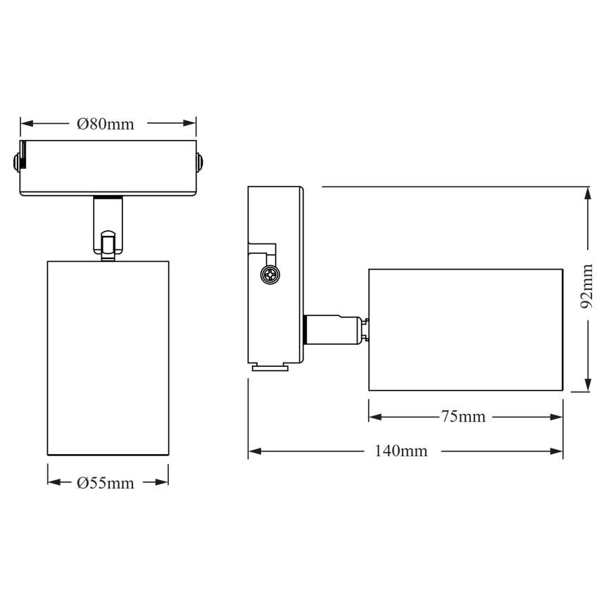 Osram - Spotlamp ELEMENTAL 1xGU10/6W/230V