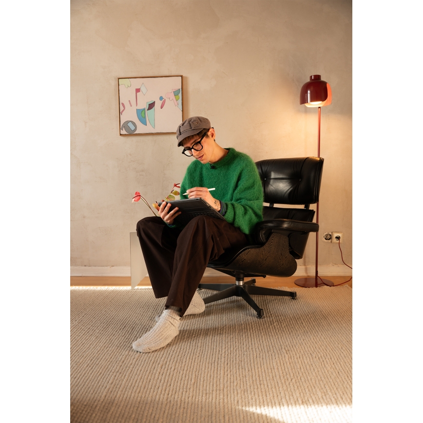 Osram - Staande lamp DECOR COROLLE 1xE27/15W/230V rood