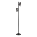 Osram - Staande lamp DECOR SMOKE 2xE14/12W/230V zwart/rookgrijs