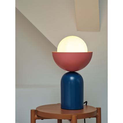 Osram - Tafellamp DECOR BOWL 1xE14/25W/230V blauw/roze