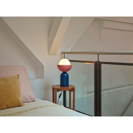 Osram - Tafellamp DECOR BOWL 1xE14/25W/230V blauw/roze