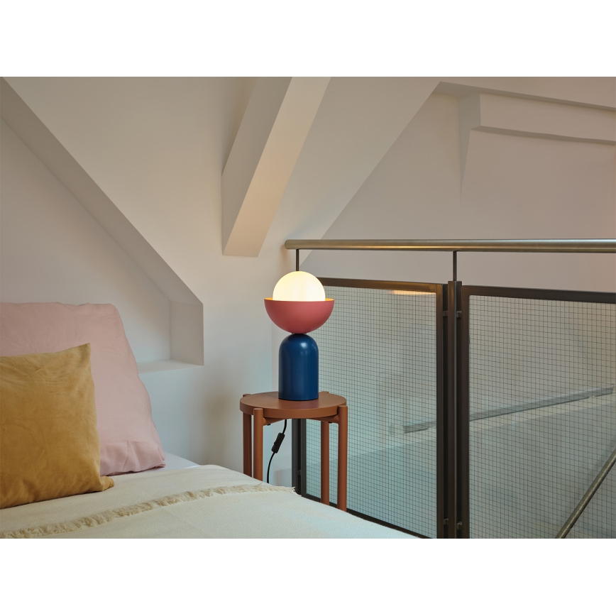 Osram - Tafellamp DECOR BOWL 1xE14/25W/230V blauw/roze