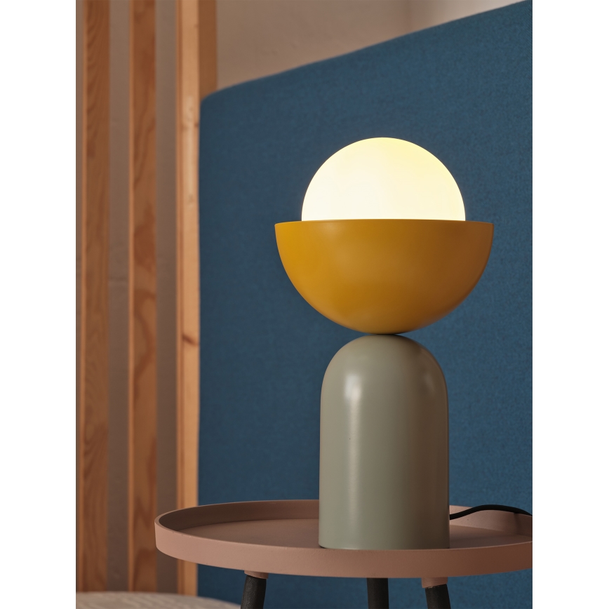 Osram - Tafellamp DECOR BOWL 1xE14/25W/230V groen/geel