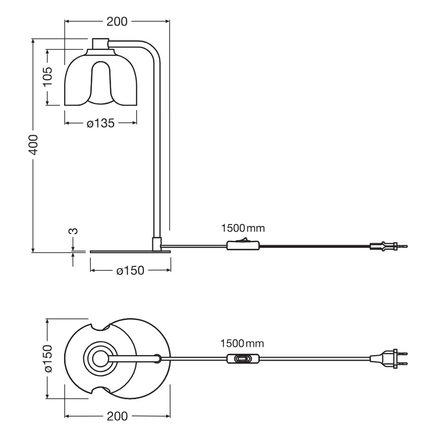Osram - Tafellamp DECOR COROLLE 1xG9/20W/230V groen