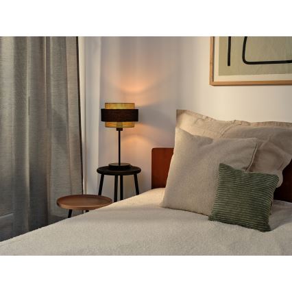 Osram - Tafellamp DECOR HORNET 1xE27/10W/230V zwart/goud