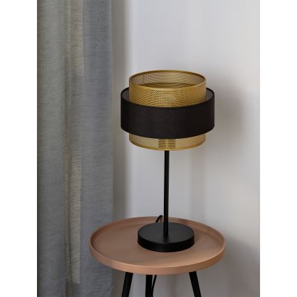 Osram - Tafellamp DECOR HORNET 1xE27/10W/230V zwart/goud