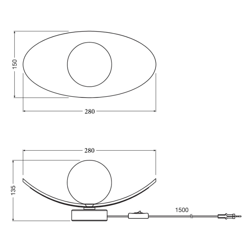 Osram - Tafellamp DECOR PEARL 1xG9/5W/230V beige