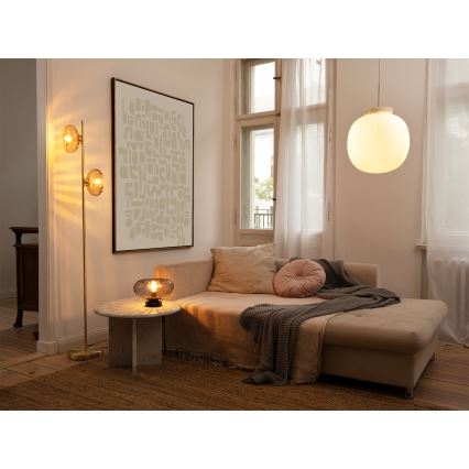 Osram - Tafellamp DECOR SMOKE 1xE27/12W/230V zwart/rookgrijs
