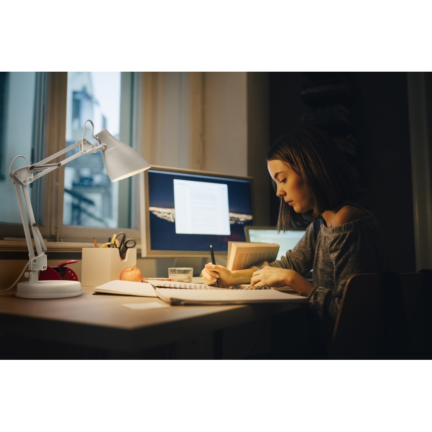 Osram - Tafellamp DESK LINE 1xE27/11W/230V wit