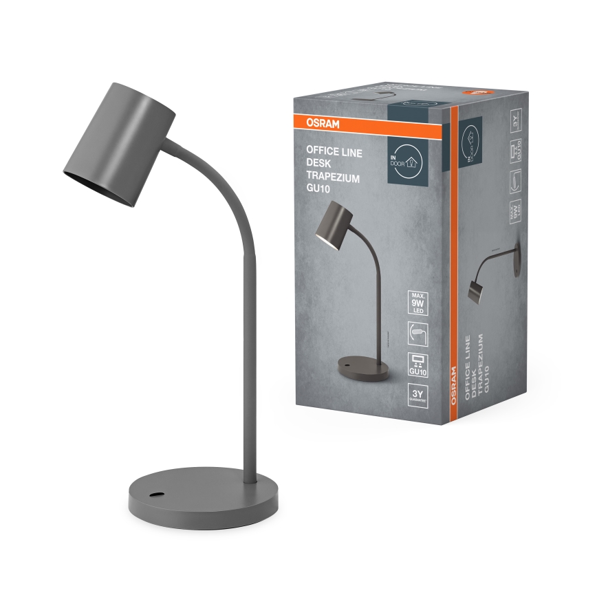 Osram - Tafellamp DESK LINE 1xGU10/9W/230V grijs