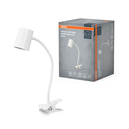 Osram - Tafellamp met klem DESK LINE 1xGU10/9W/230V wit