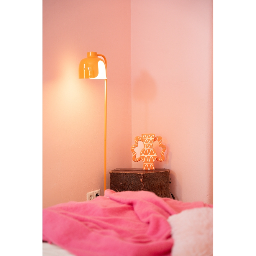 Osram - vloerlamp DECOR COROLLE 1xE27/15W/230V oranje