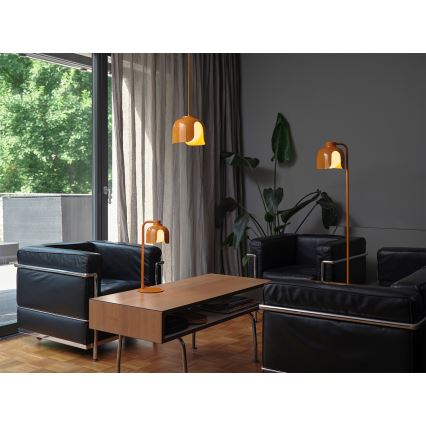 Osram - vloerlamp DECOR COROLLE 1xE27/15W/230V oranje