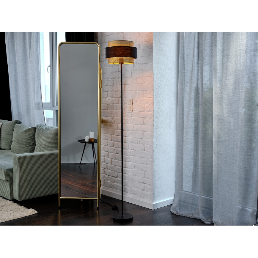 Osram - vloerlamp DECOR HORNET 1xE27/10W/230V zwart/goud