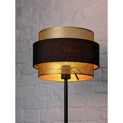 Osram - vloerlamp DECOR HORNET 1xE27/10W/230V zwart/goud