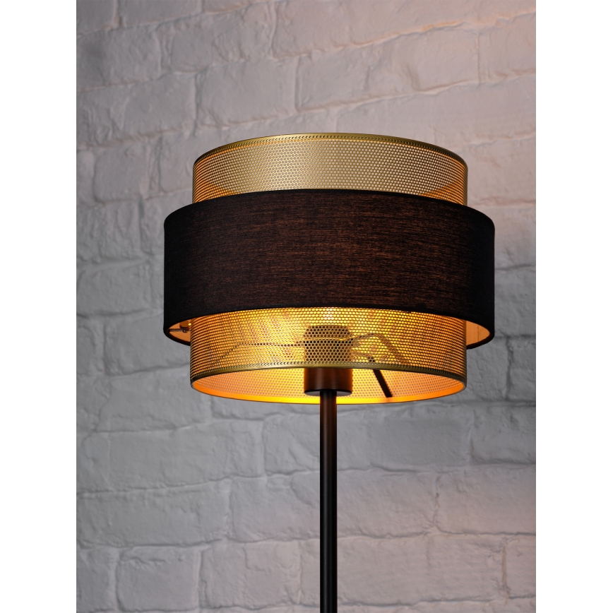 Osram - vloerlamp DECOR HORNET 1xE27/10W/230V zwart/goud