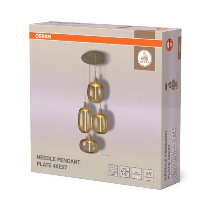 Osram - Voedingskabel NEEDLE PENDANT 4xE27/25W/230V beige