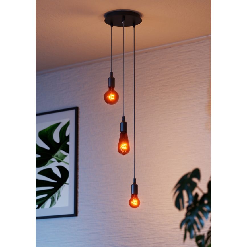 Osram - Voedingskabel PENDULUM BELL 1xE27/15W/230V zwart