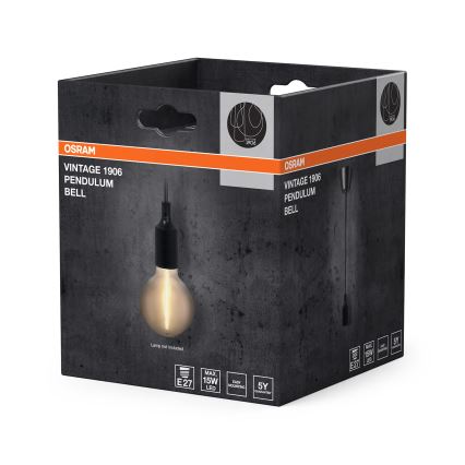 Osram - Voedingskabel PENDULUM BELL 1xE27/15W/230V zwart