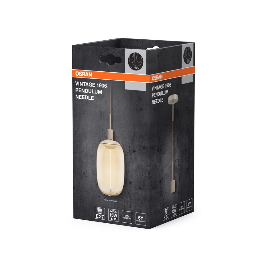 Osram - Voedingskabel PENDULUM NEEDLE 1xE27/15W/230V beige