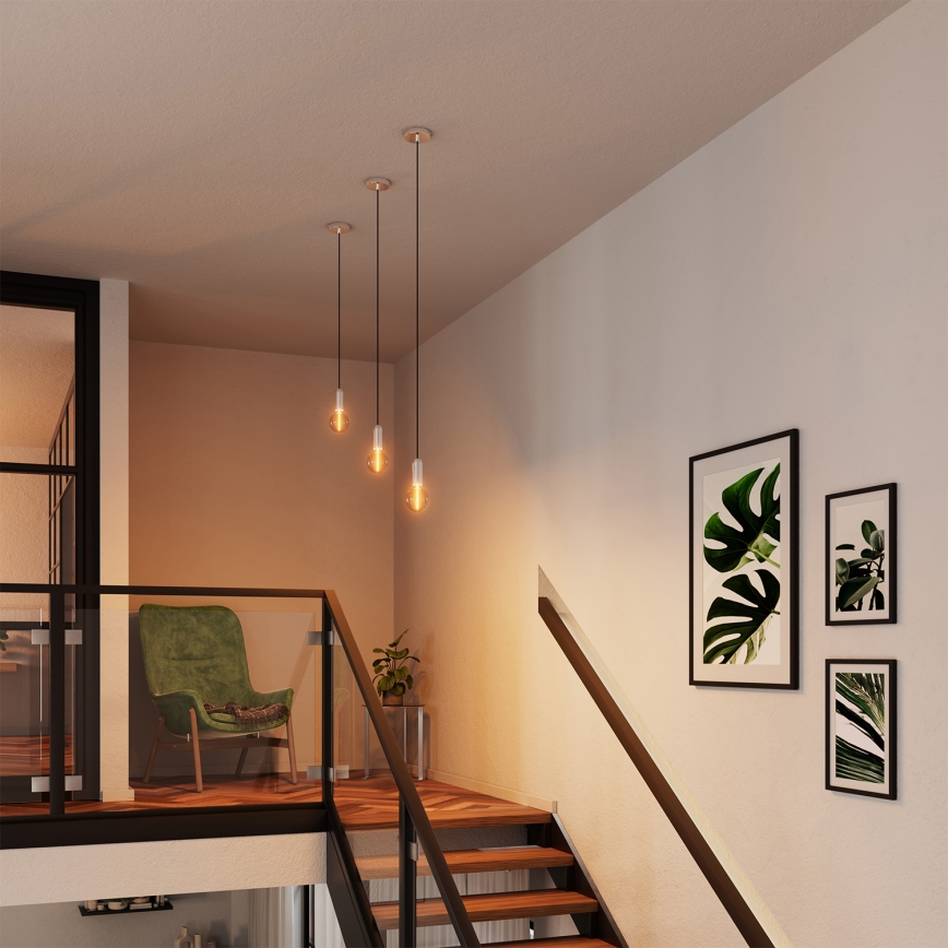 Osram - Voedingskabel PENDULUM ROUND 1xE27/15W/230V glanzend chroom