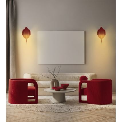 Osram - Wandlamp DECOR COROLLE 1xG9/20W/230V rood