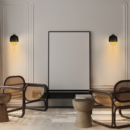 Osram - Wandlamp DECOR COROLLE 1xG9/20W/230V zwart/goud