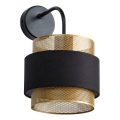 Osram - Wandlamp DECOR HORNET 1xE27/10W/230V zwart/goud