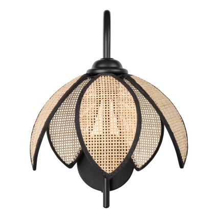 Osram - Wandlamp DECOR RATTAN 1xE27/15W/230V beige/zwart