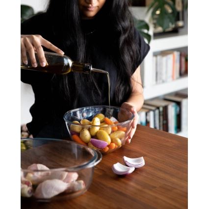 Ovenschaal met deksel PYREX 1,3 l