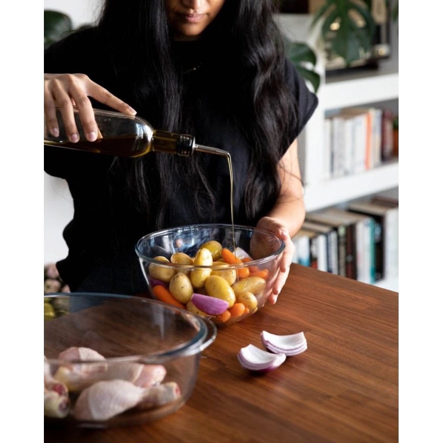 Ovenschaal met deksel PYREX 1,3 l