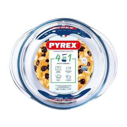 Ovenschaal met deksel PYREX 1,3 l