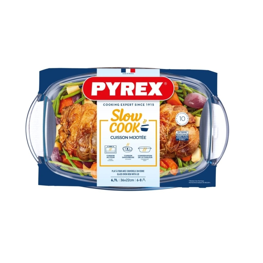 Ovenschaal met deksel PYREX 6,7 l