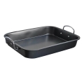 Ovenschaal met handgrepen TORO 37x4x29 cm zwart
