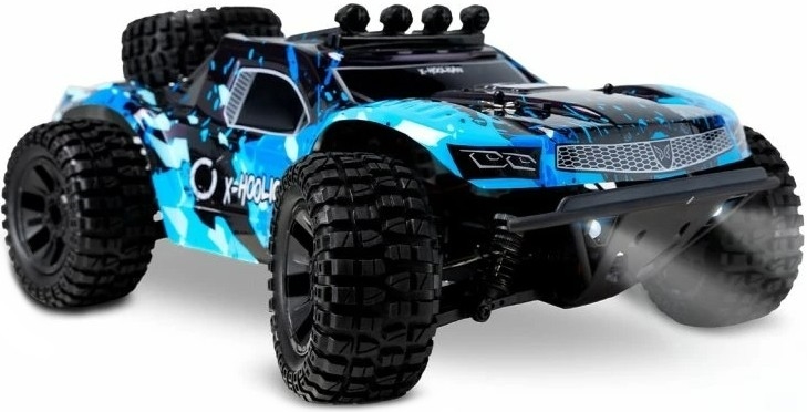 Overmax - RC-auto met afstandsbediening X-HOOLIGAN 3xAA/1800 mAh Blauw/Zwart