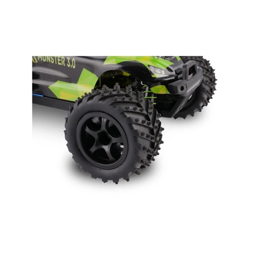 Overmax - RC-auto met afstandsbediening X-MONSTER 3.0 1700 mAh Zwart/Groen