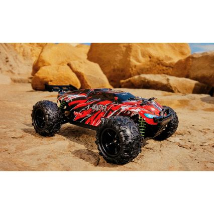 Overmax - RC-auto met afstandsbediening X-MONSTER 3.5 1700 mAh zwart/rood/groen