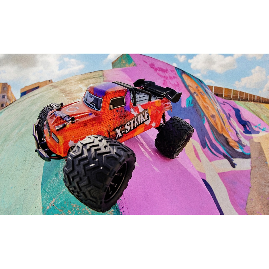 Overmax - RC-auto met afstandsbediening X-STRIKE 3000 mAh zwart/oranje