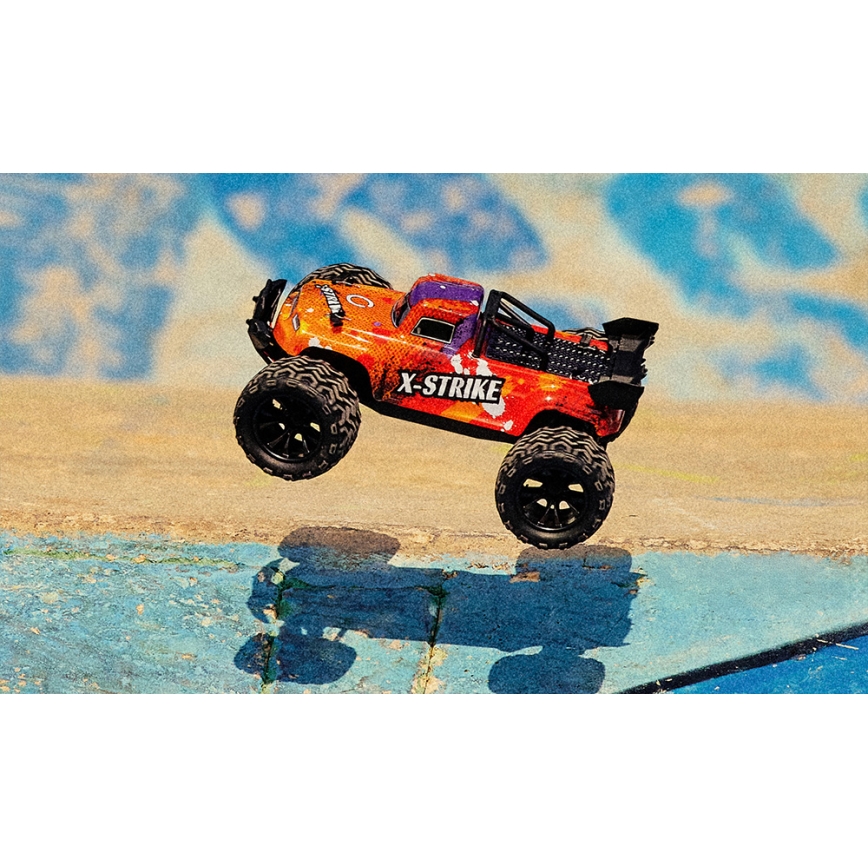 Overmax - RC-auto met afstandsbediening X-STRIKE 3000 mAh zwart/oranje