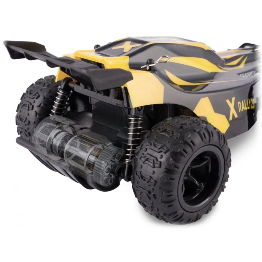 Overmax - RC-auto X-RALLY 2.0 met afstandsbediening, 1200 mAh, zwart/geel