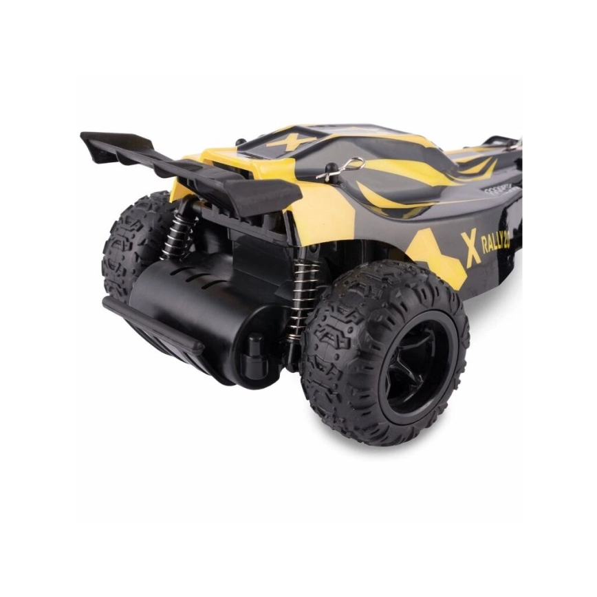 Overmax - RC-auto X-RALLY 2.0 met afstandsbediening, 1200 mAh, zwart/geel