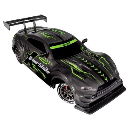 Overmax - RC-driftauto met afstandsbediening X-OVERSLIDE 1000 mAh zwart/groen/blauw/rood