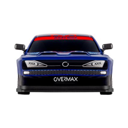 Overmax - RC-driftauto met afstandsbediening X-OVERSLIDE 1000 mAh zwart/groen/blauw/rood
