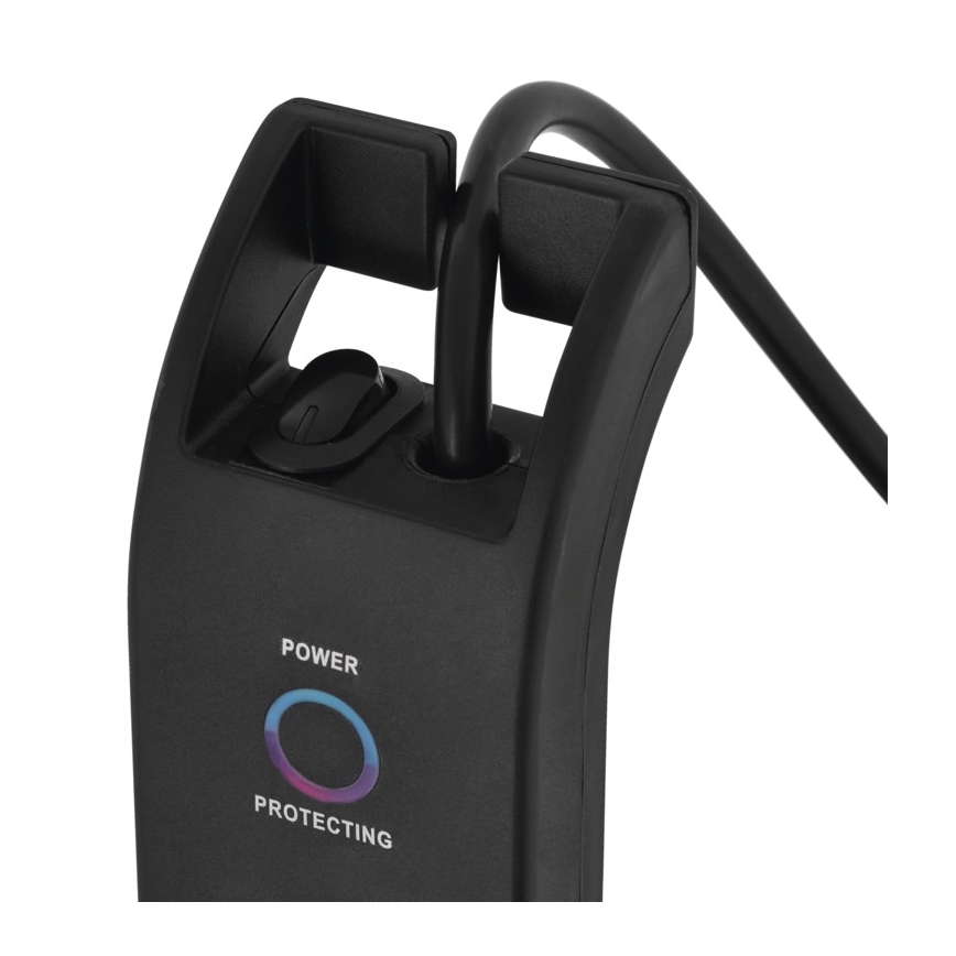 Overspanningsbeveiliging 4Z 2m zwart