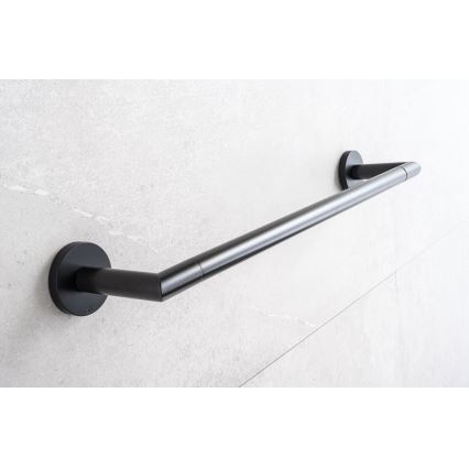 P.M.H. IN1B-L - Elektrische handdoekdroger INGA 17W/230V 85,9 cm IP44 links/zwart