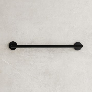 P.M.H. IN1B-R - Elektrische handdoekdroger INGA 17W/230V 85,9 cm IP44 rechts/zwart