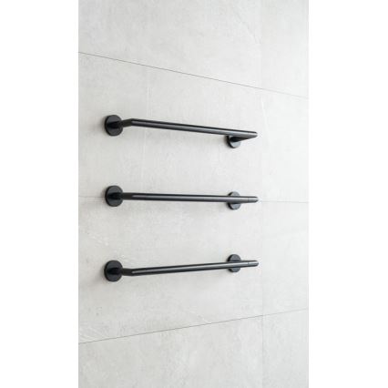 P.M.H. IN1B-R - Elektrische handdoekdroger INGA 17W/230V 85,9 cm IP44 rechts/zwart